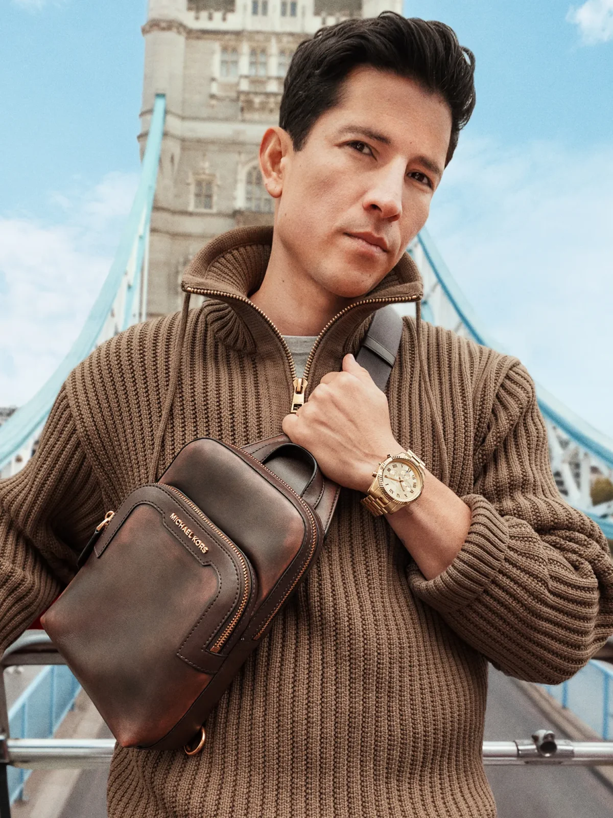 michael kors осенняя коллекция осень 2026 сумки сьюки уотерхаус дэнни рамирес рекламная кампания кампейн