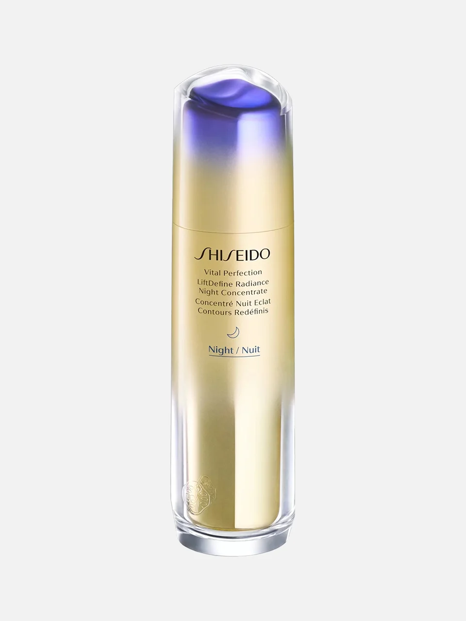 Ночной моделирующий концентрат для лица и шеи Vital Perfection LiftDefine Radiance Night Concentrate, SHISEIDO (Стоимость: 9 363 рубля)