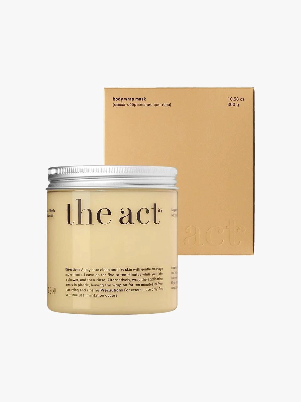Моделирующая антицеллюлитная маска-обертывание для тела The Act, цена: 800 ₽