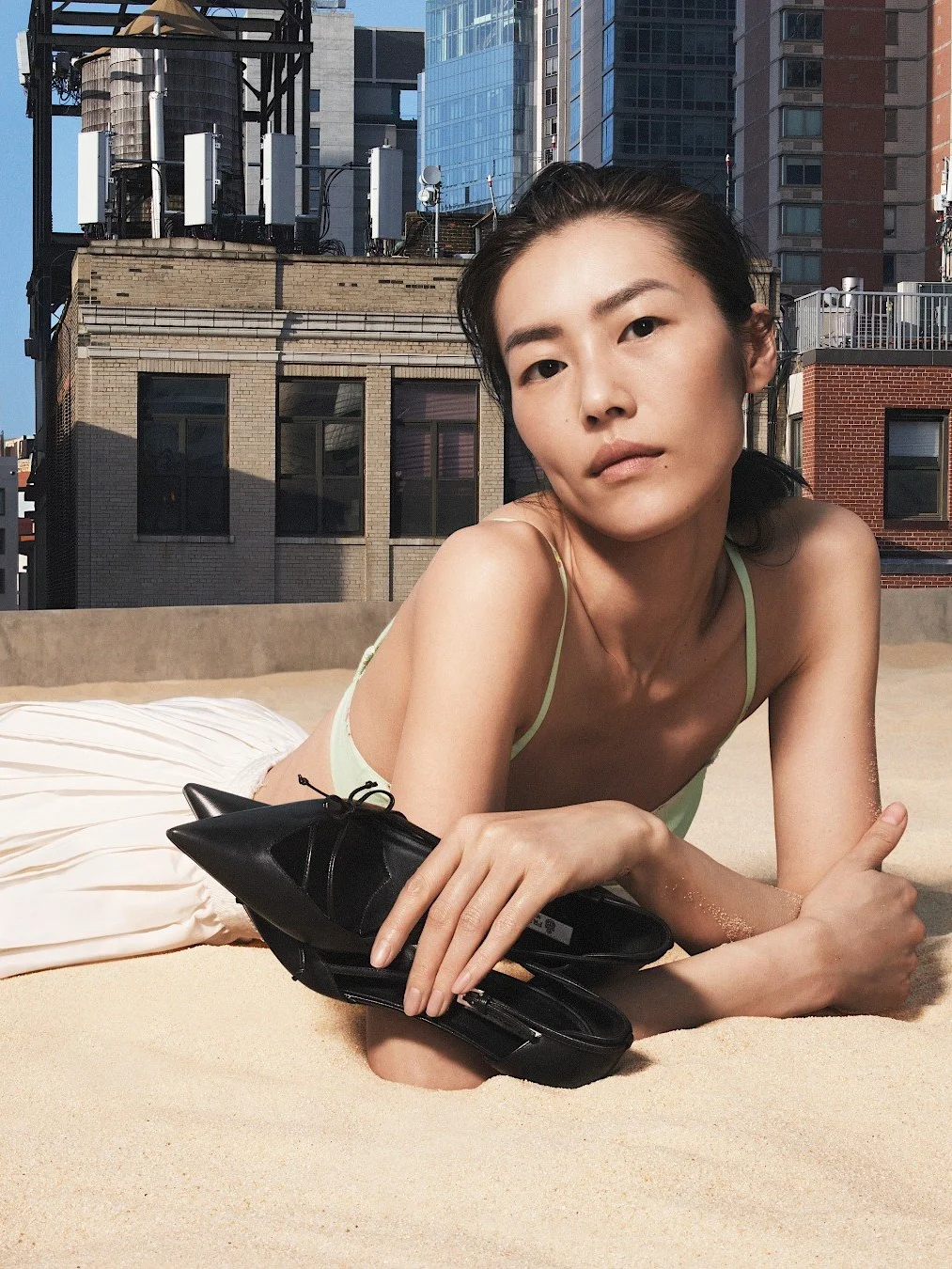 Белла Хадид, Лю Вэнь, Демсон Идрис, Луи Патридж, Прада, Prada, Prada летняя коллекция, Prada новая коллекция