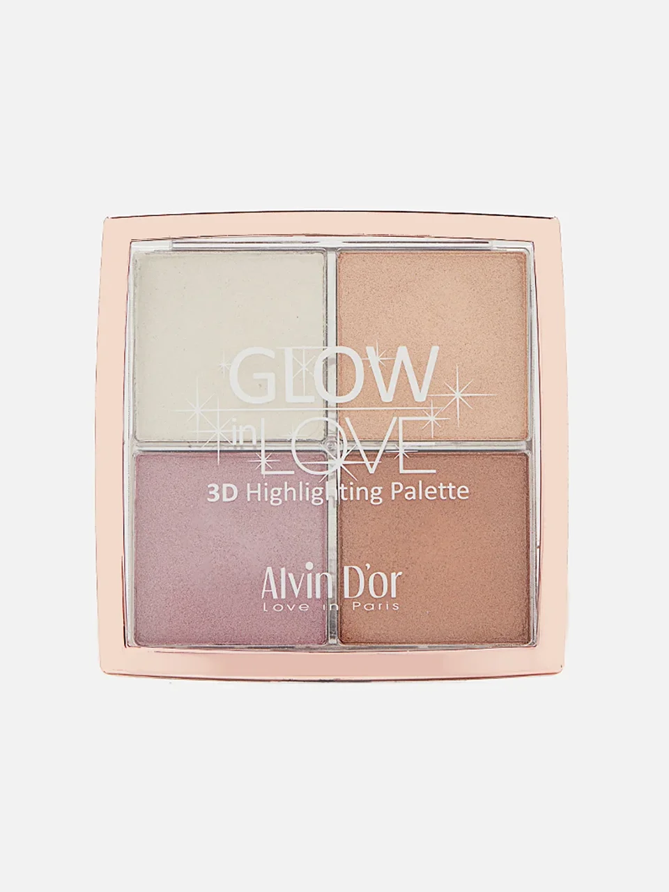 Палетка хайлайтеров Glow in love, Alvin D’or