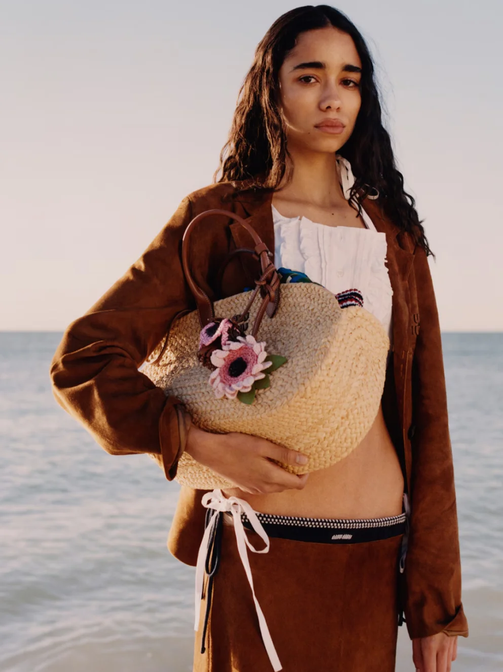 Miu Miu, L'Été 2026, миу миу, Miu Miu новинки, Miu Miu пляжная коллекция, сатин бессон, люк бессон