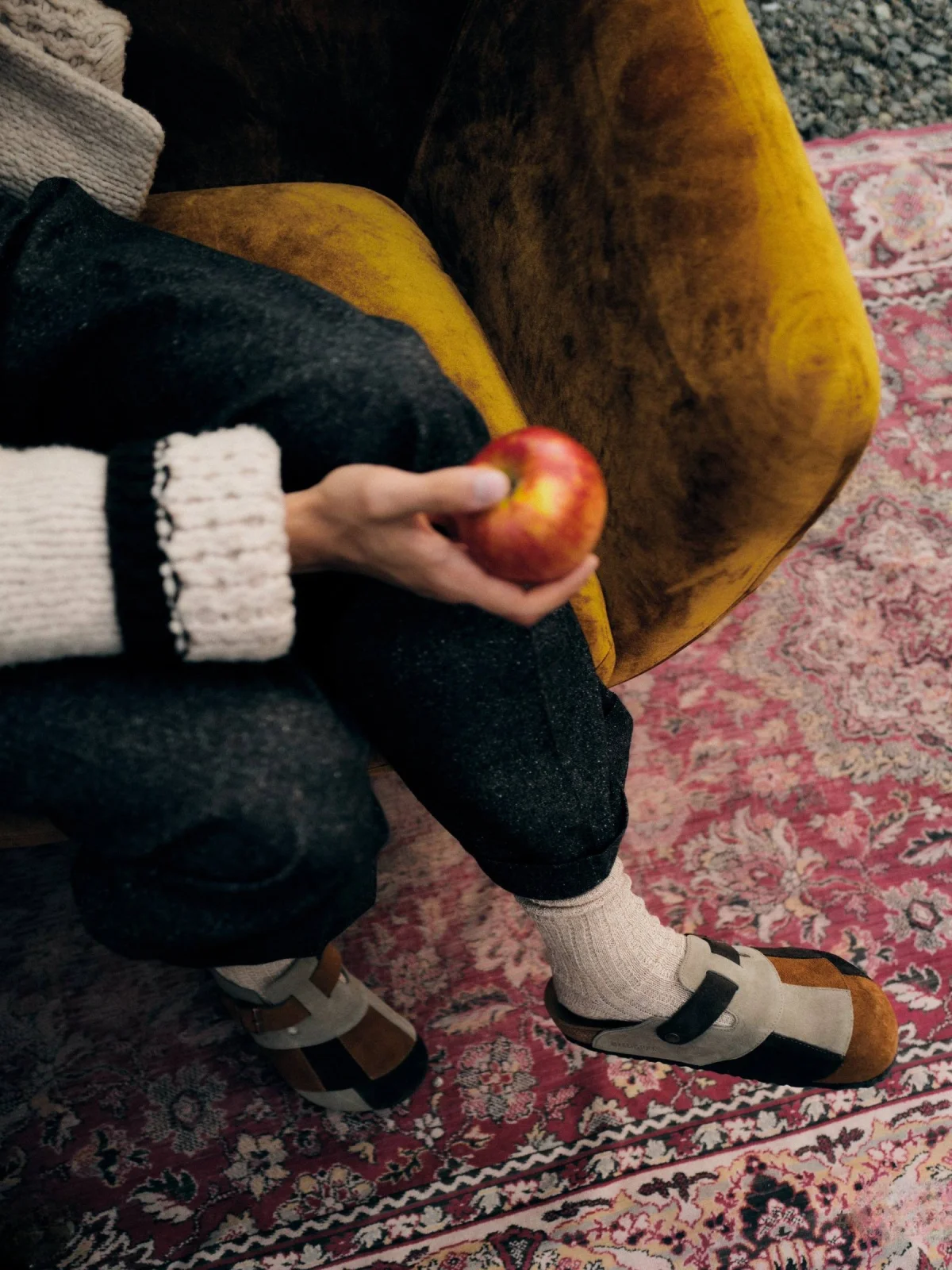 Birkenstock, Beams, биркеншток, бимс, коллаборация, сабо, бостон, Brown Patchwork, клоги