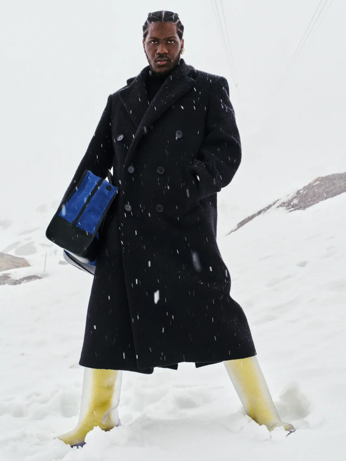 loewe кампейн lil yachty съемка фотосессия верхняя одежда осень 2026 осенняя коллекция