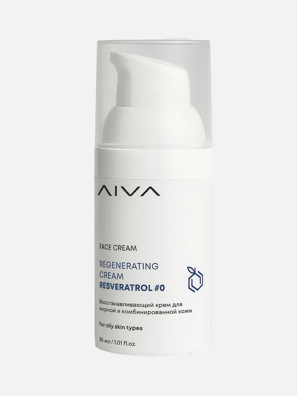 Восстанавливающий крем для лица Resveratrol, Aiva Cosmetics