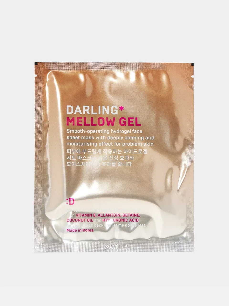 Успокаивающая маска-желе Mellow Gel Smooth-Operating Hydrogel Mask, Darling*
