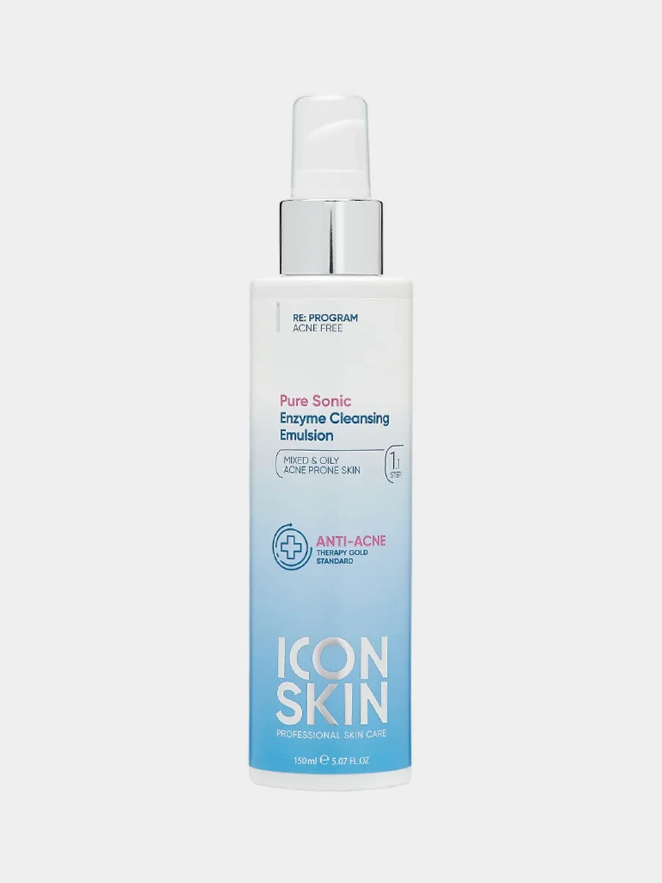 Эмульсия для умывания энзимная очищающая Pure Sonic, Icon Skin