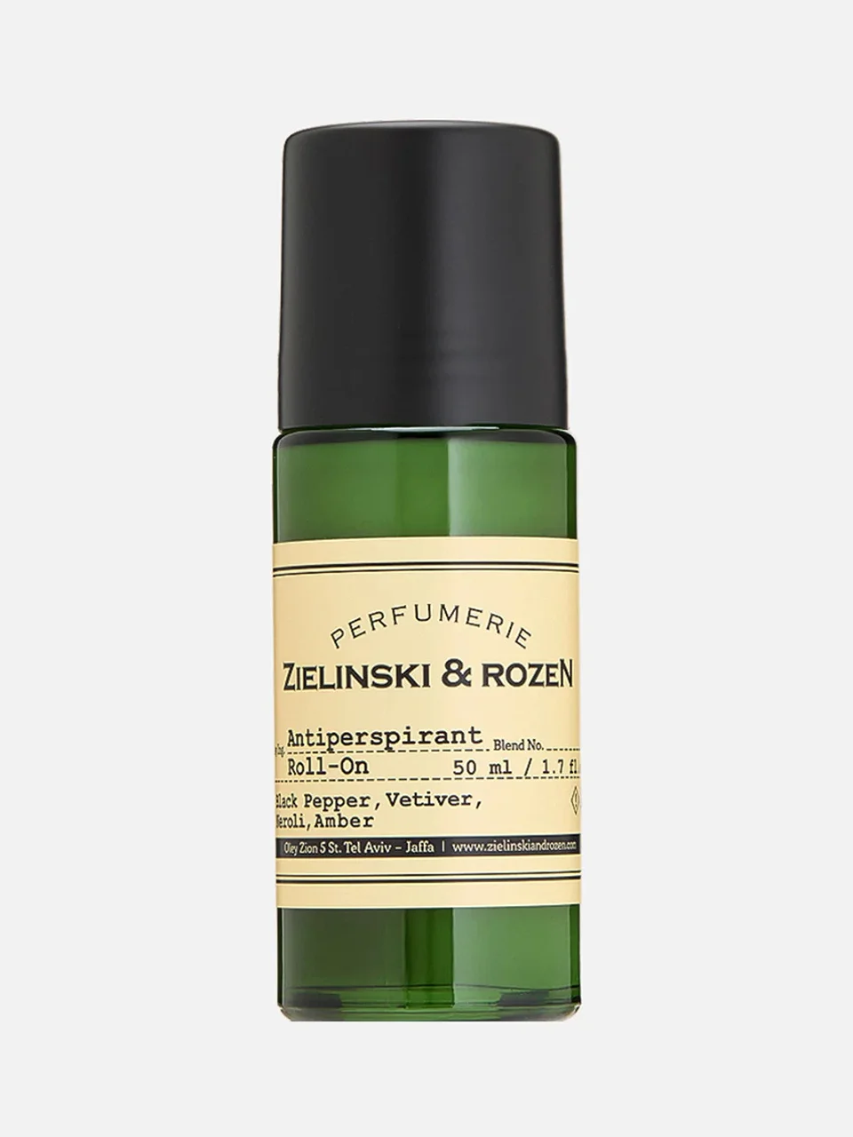 Дезодорант-антиперспирант шариковый для тела Black Pepper, Vetiver, Neroli, Amber