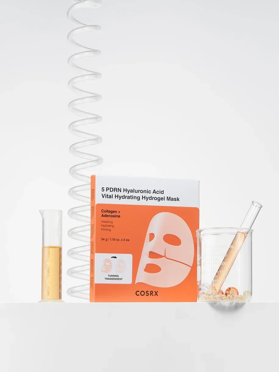 Набор гидрогелевых масок 5 PDRN Hyaluronic Acid Vital Hydrating Hydrogel Mask, Cosrx