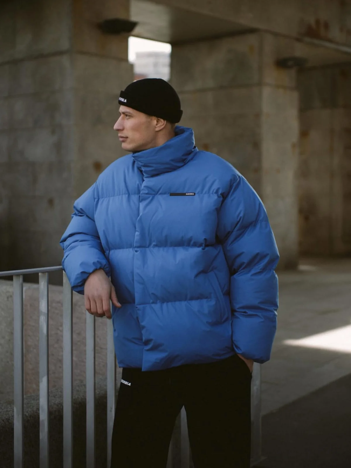 мужской пуховик оверсайз