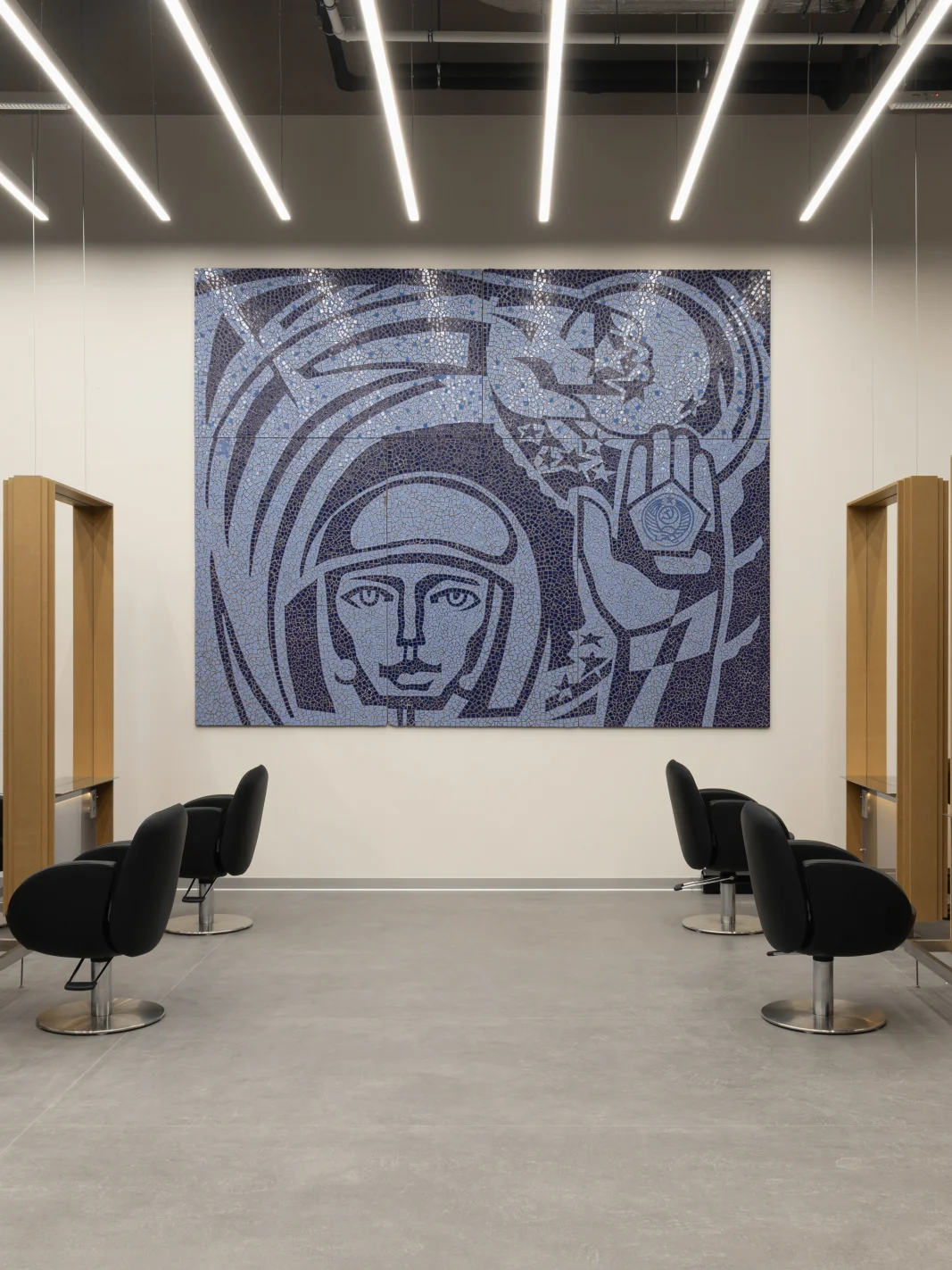 Парикмахерские «Культура», «Культура» новый салон, Культура Lunar, Ленинский проспект, парикмахерские Москвы, ретрофутуризм