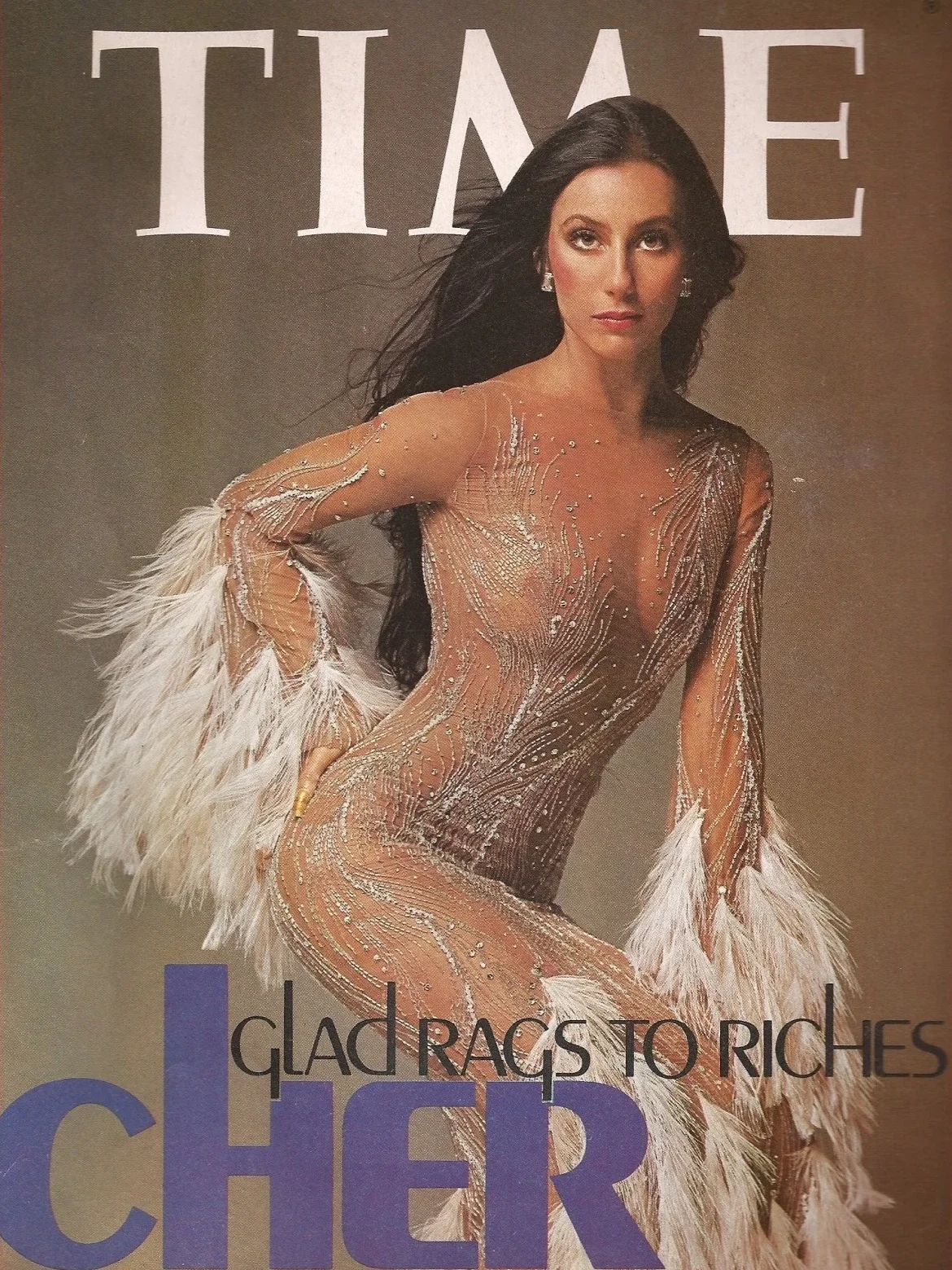 Шер на обложке Time в марте 1975 года
