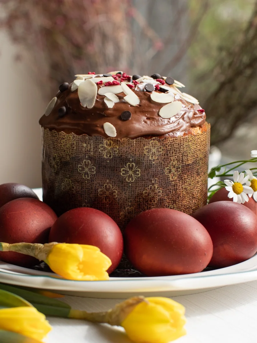 Кулич с цукатами