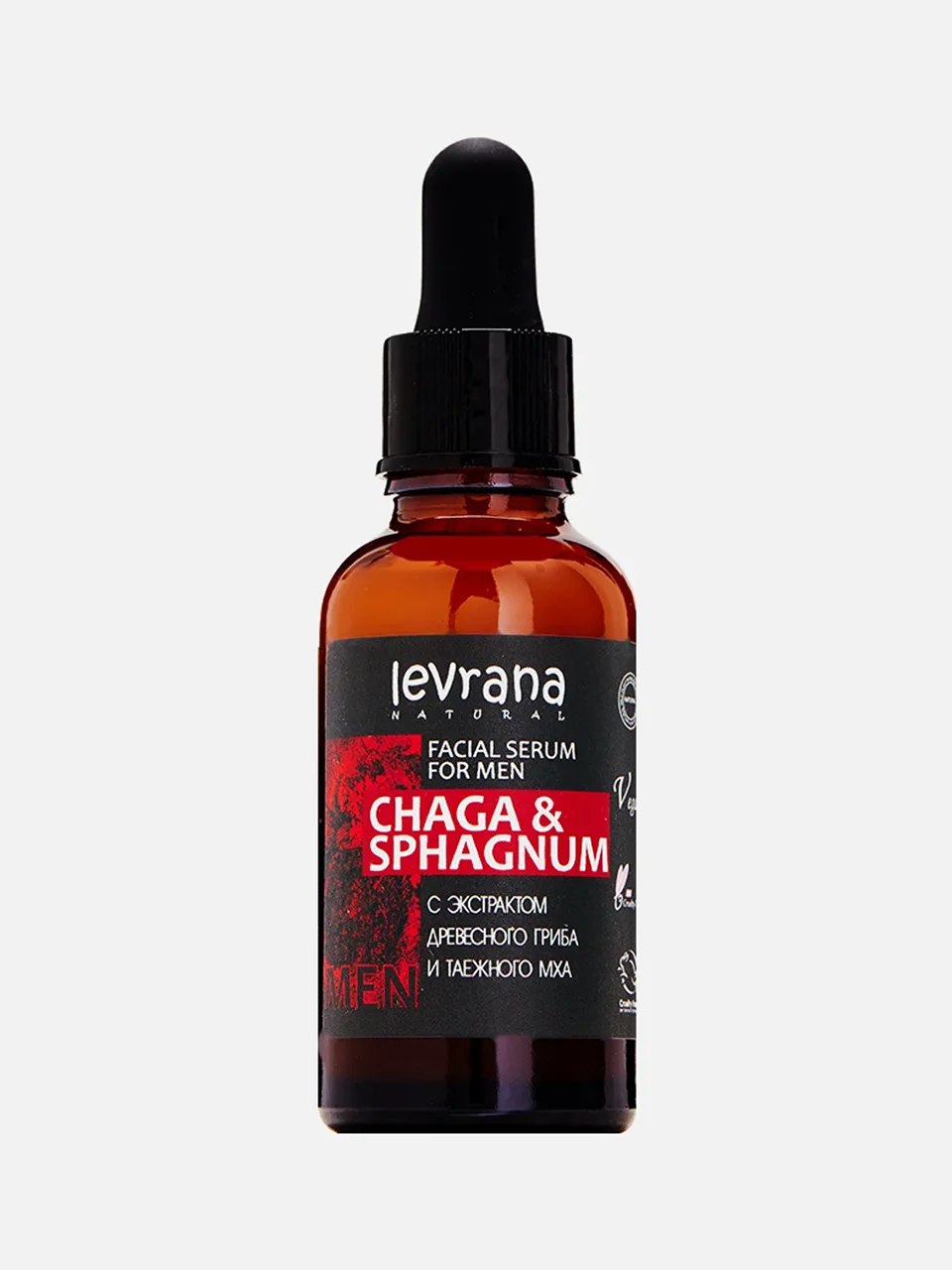 Сыворотка для лица  Chaga And Sphagnum, Levrana
