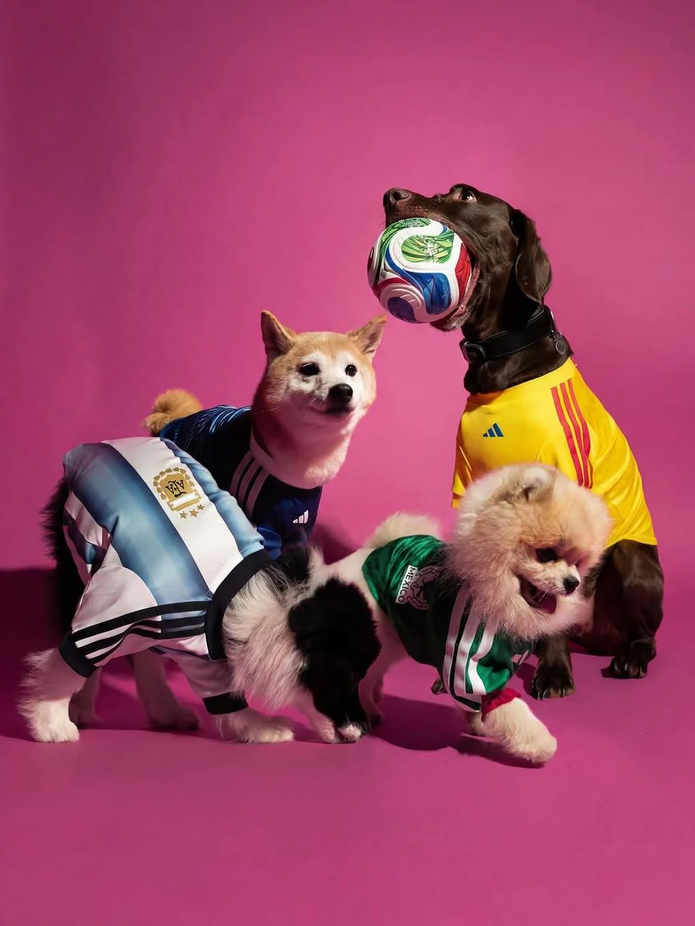Adidas, адидас, Adidas pet collection, одежда для питомцев, чемпионат мира по футболу, мундиаль 2026