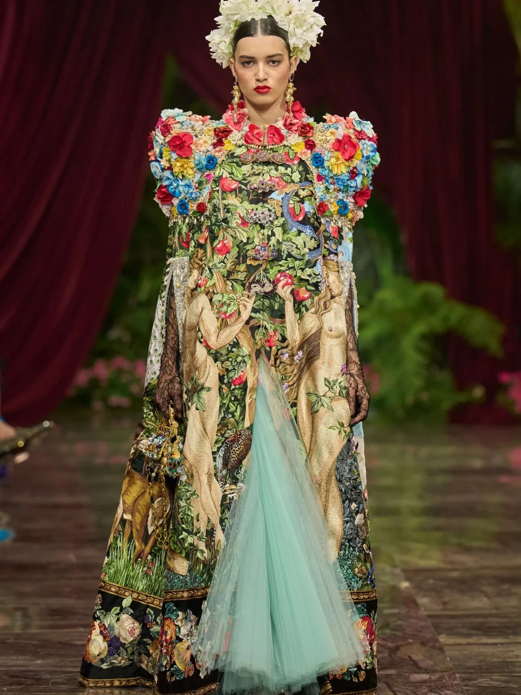 Dolce & Gabbana Alta Moda 2026, дольче габбана альта мода, кутюр дольче Габбана, Сицилия, Леони Кассель