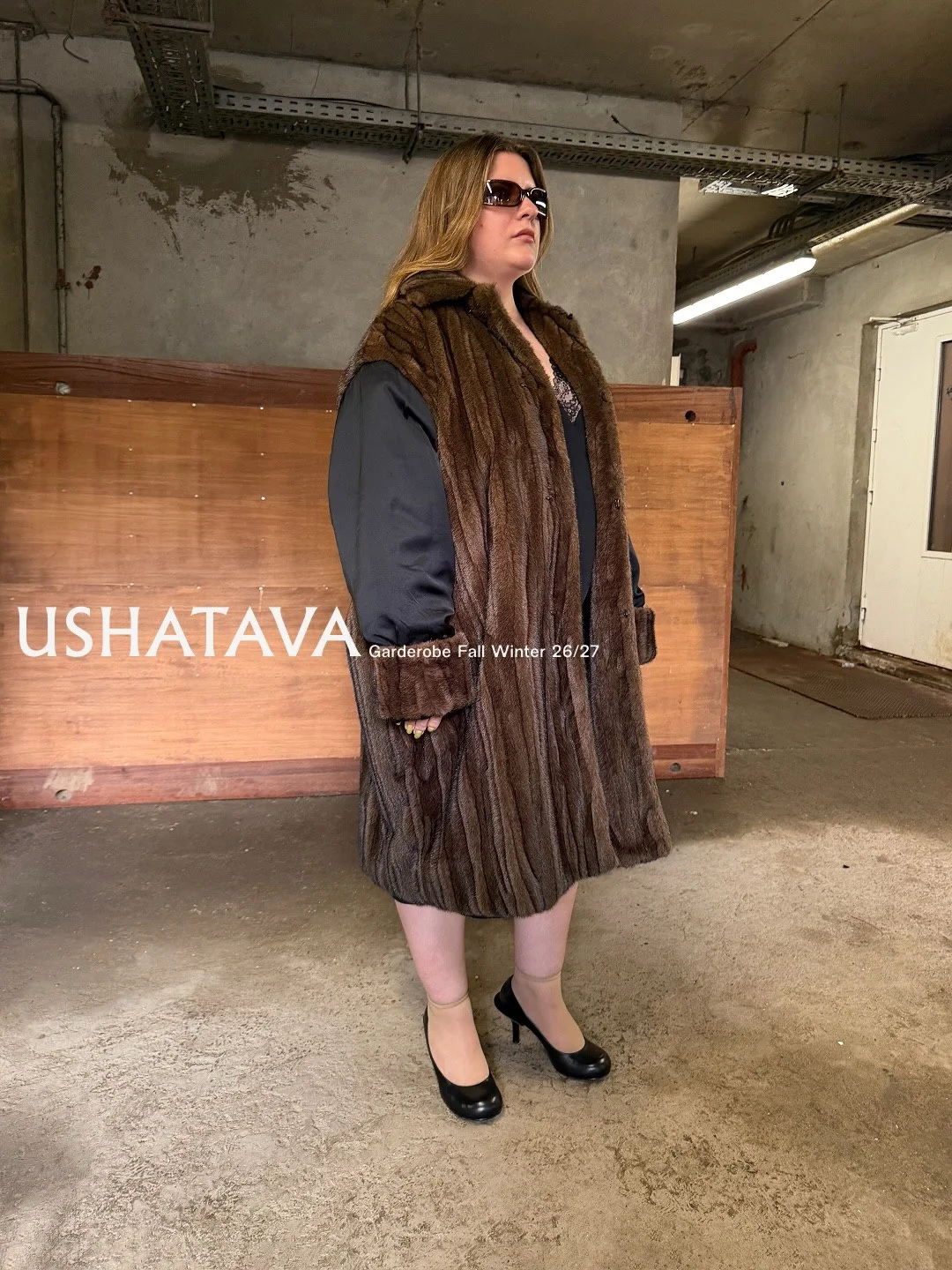 Татьяна Столяр в кампейне Ushatava, Garderobe осень-зима 26/27