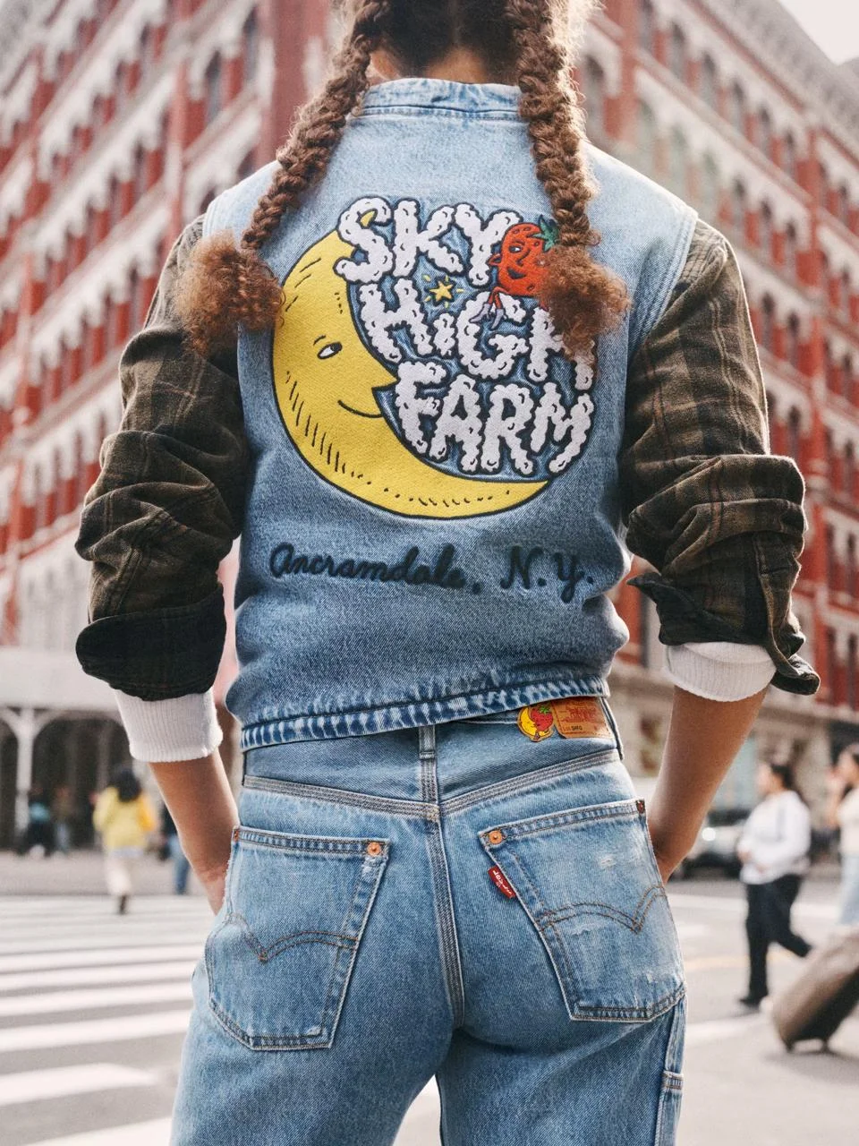 Levi's, Sky High Farm Goods, левайс, рабочая униформа, сельское хозяйство, фермеры, джинсы левайс