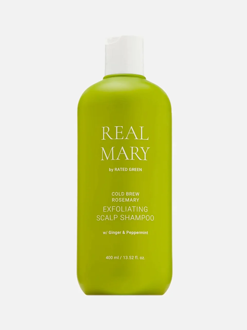 Глубоко очищающий и отшелушивающий шампунь с соком розмарина Cold Brew Rosemary Exfoliating Scalp Shampoo, Rated Green