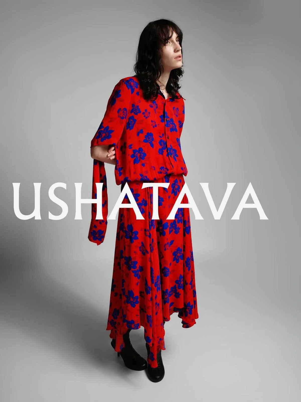 Платье-кейп Ushatava