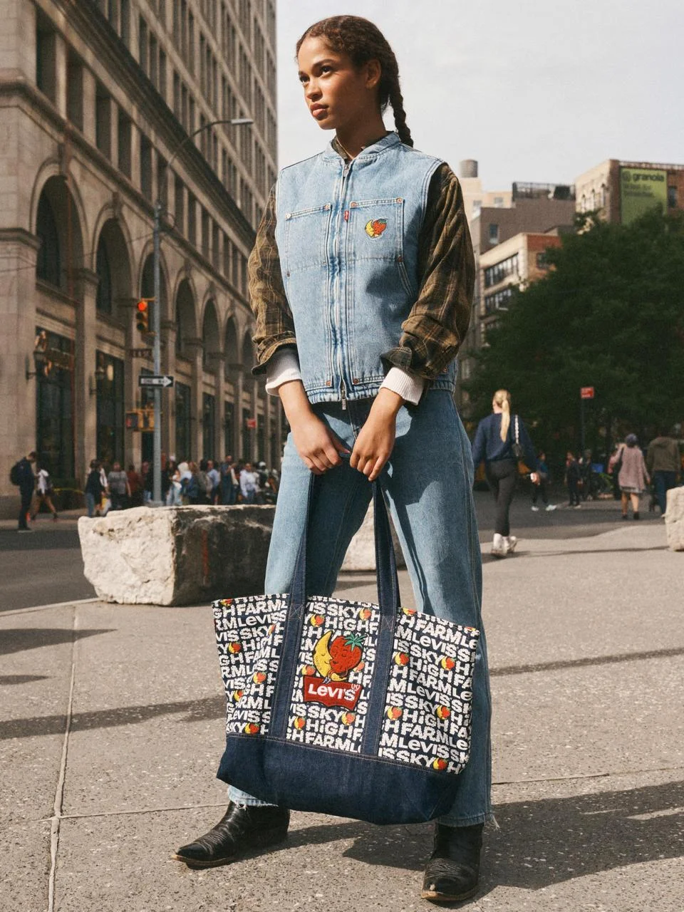 Levi's, Sky High Farm Goods, левайс, рабочая униформа, сельское хозяйство, фермеры, джинсы левайс
