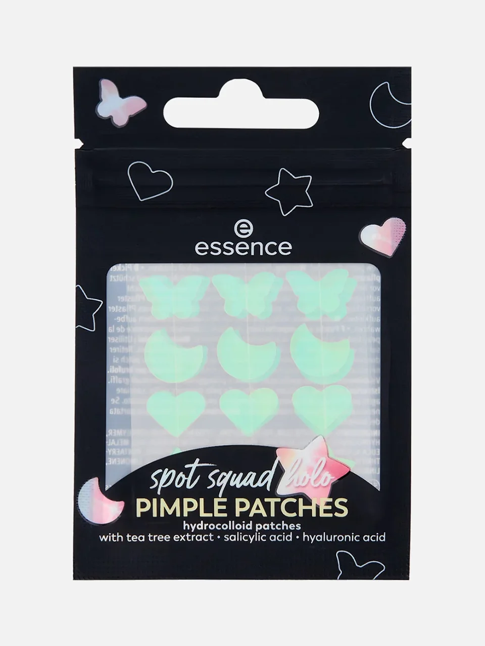 Голографические патчи от прыщей Spot Squad Holo Pimple Patches, Essence