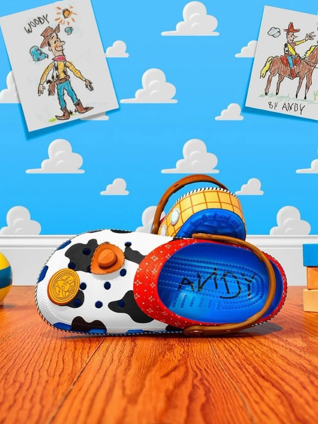 Crocs, «История игрушек 5», кроксы, кроксы дисней, кроксы по истории игрушек, Джесси, Вуди