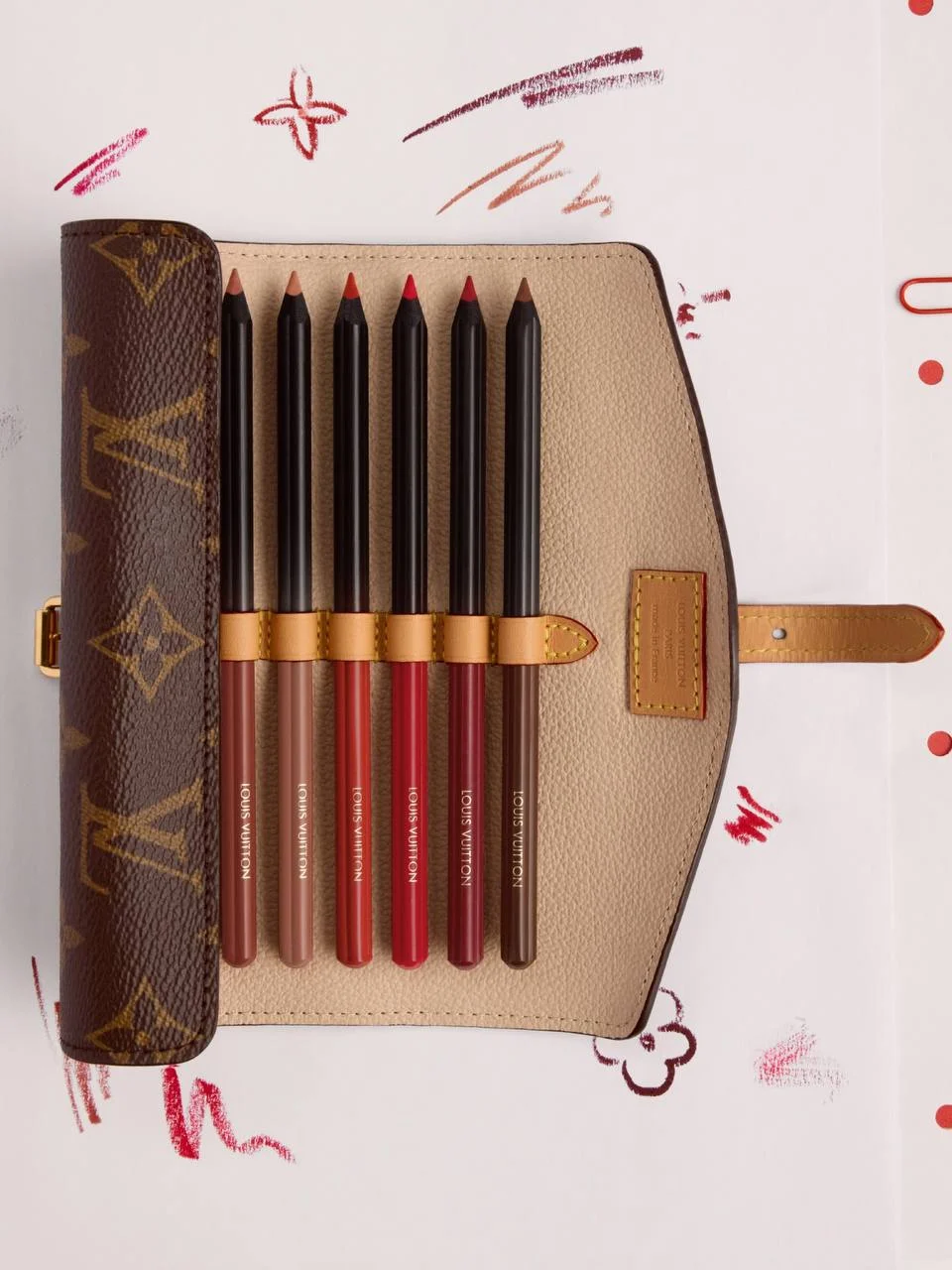 Louis Vuitton La Beauté, луи виттон косметика, луи виттон карандаши для губ, Пэт Макграт