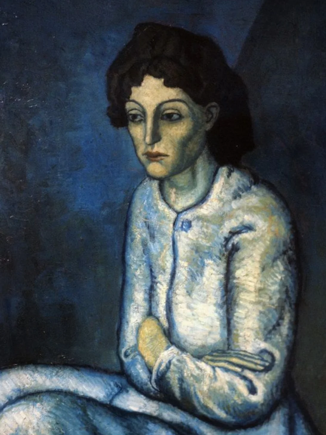 Пабло Пикассо «Женщина со скрещенными руками», 1902