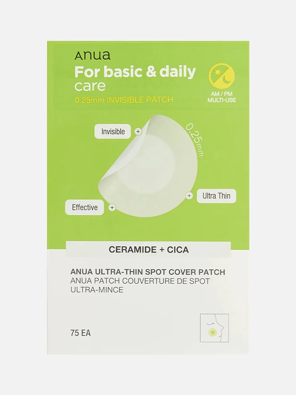 Ультратонкие патчи от прыщей Ultra-Thin Spot Cover Patch, Anua