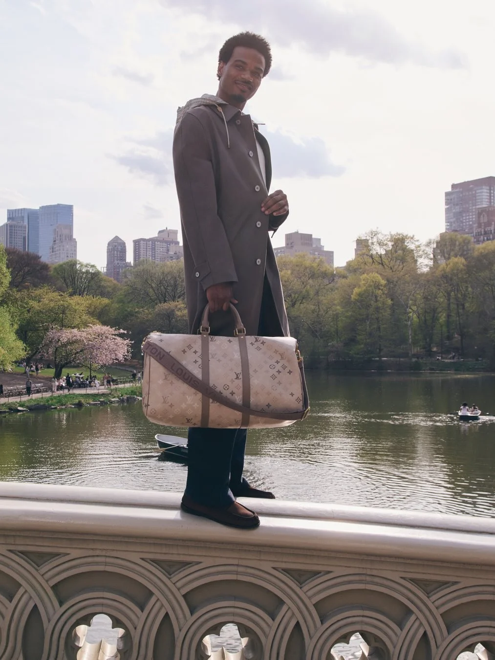 Louis Vuitton, луи виттон, Louis Vuitton пре фолл, Тайшон Джонс, Центральный парк, Нью-Йорк