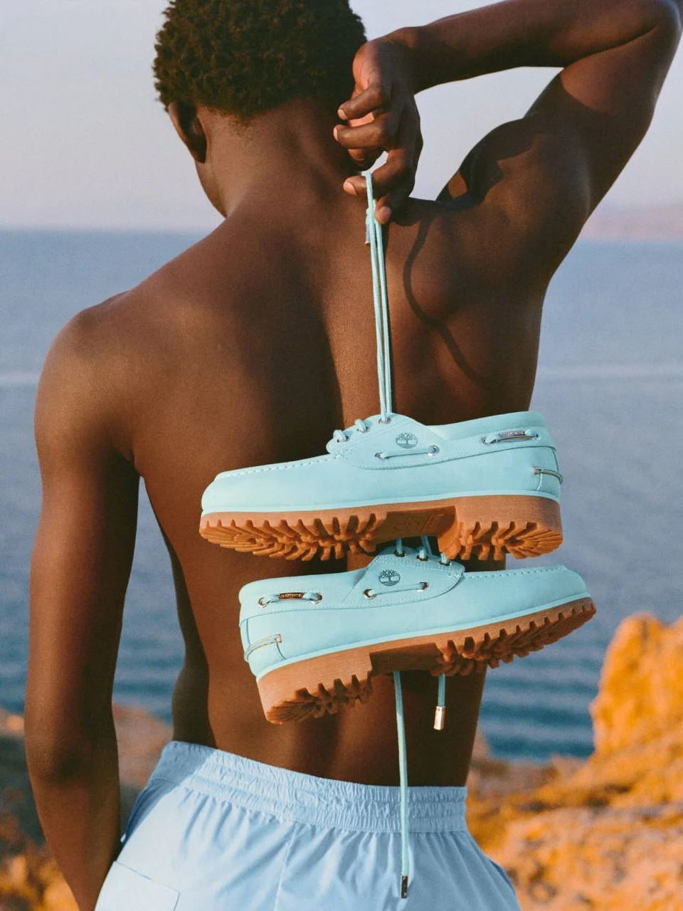 Jacquemus, Timberland, жакмюс, тимберленд, лоферы, La Bateau, Lagoon Blue