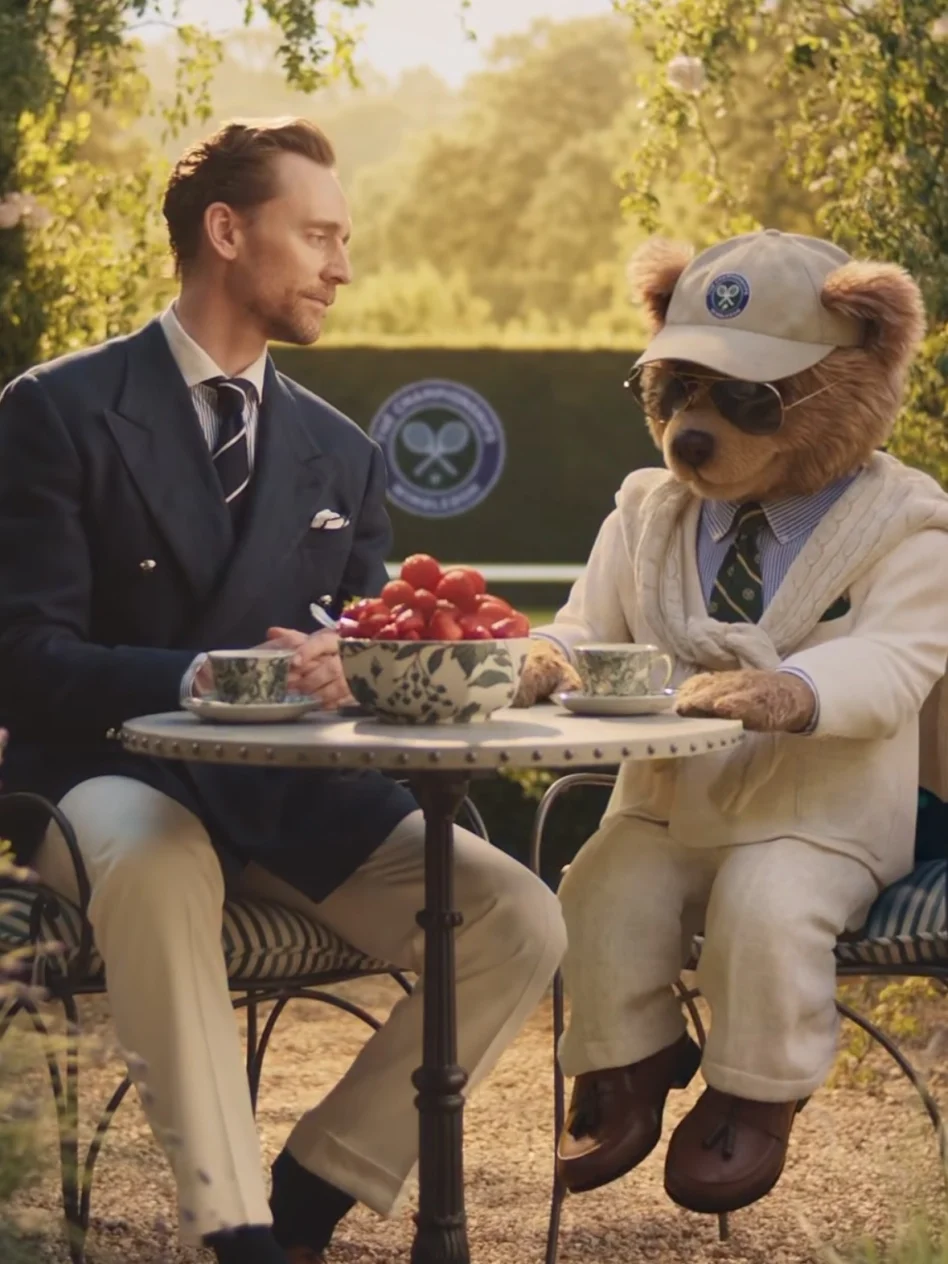 Ralph Lauren, Ральф Лорен, Том Хиддлстон, Уимблдон, теннис, Большой шлем, Polo Bear