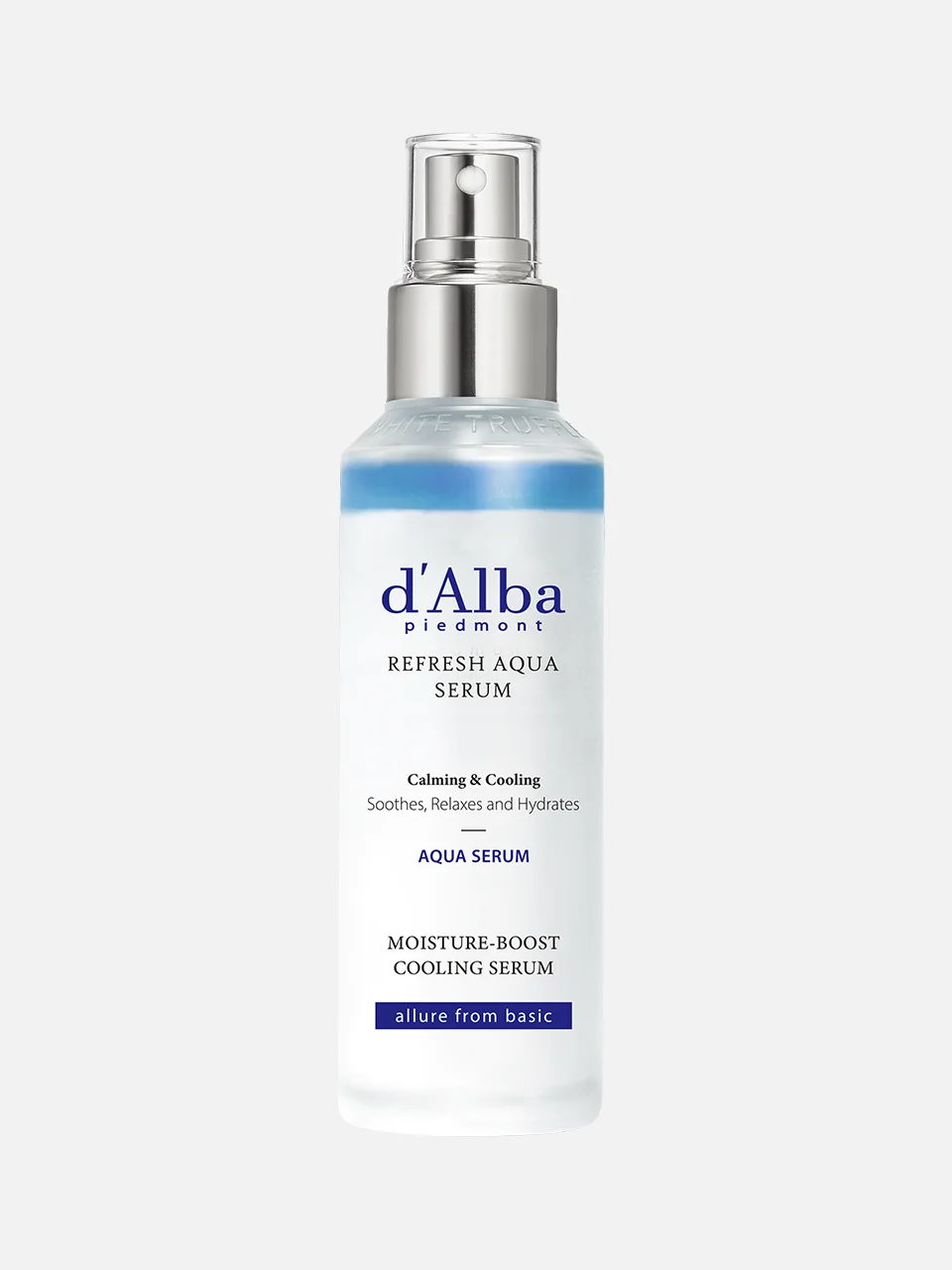 Освежающая спрей-сыворотка с ледниковой водой Refresh Aqua Serum, d'Alba, цена: 1 800 ₽