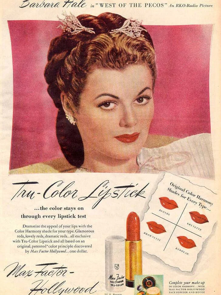 Реклама помады Max Factor