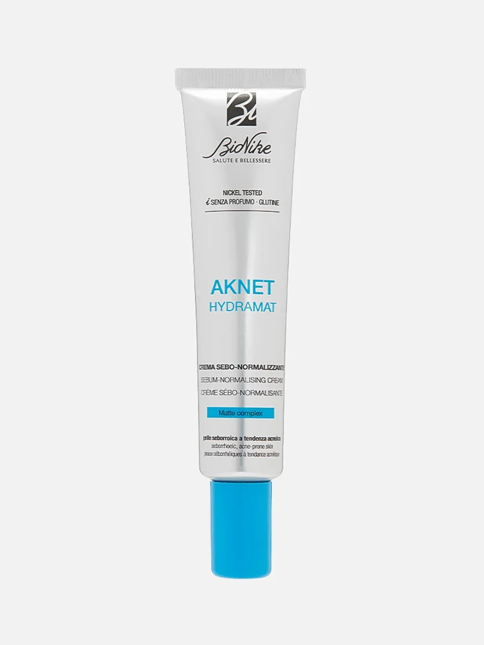 Увлажняющий крем для лица с матовым комплексом Aknet Hydramat sebum-normalising, Bionike