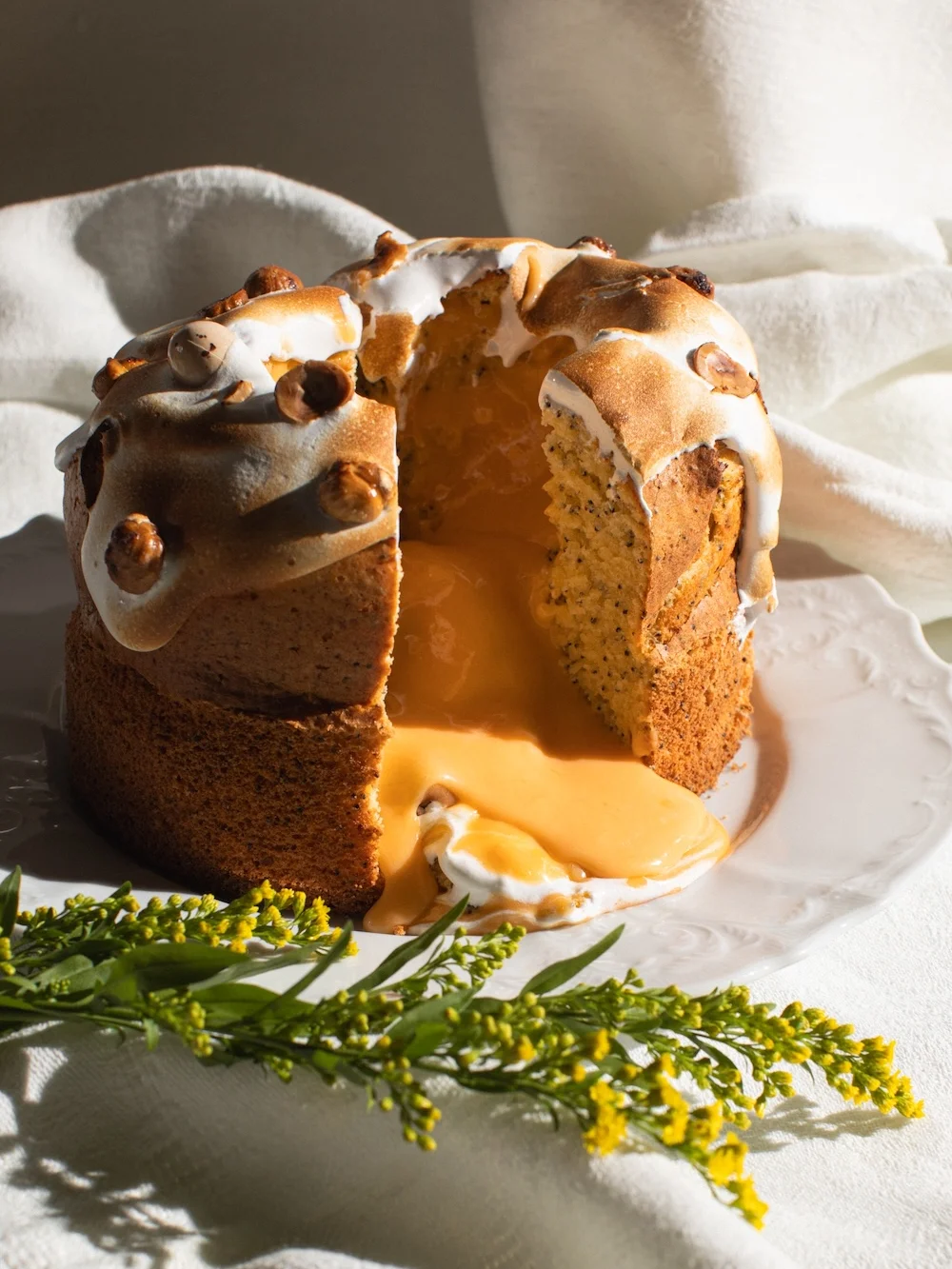 Кулич с начинкой