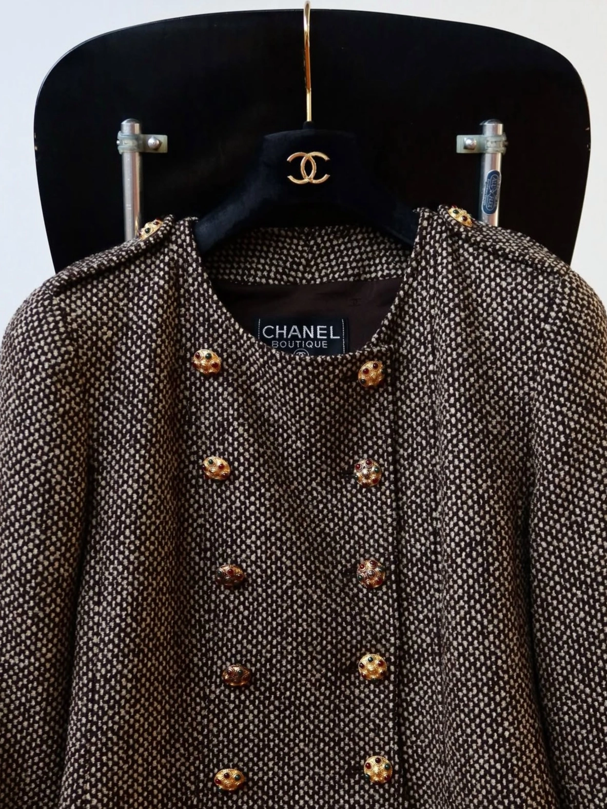 Винтажный твидовый жакет Chanel