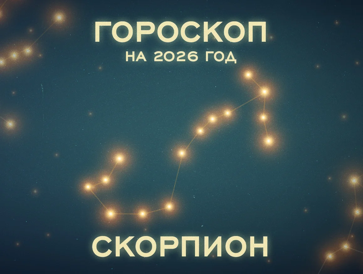 Астрологический прогноз на 2026 год: Скорпион